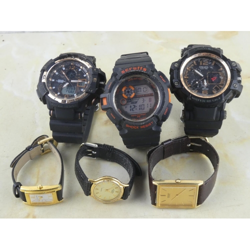 138 - An assorted lot of wrist watches to include Rotary, Seiko & more.