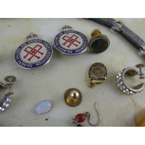 143 - An interesting lot of jewellery etc.