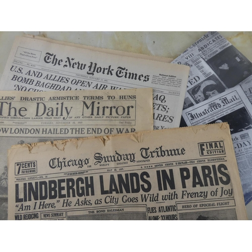 166 - A copy of The New York Times dated 17 January 1991 and more.