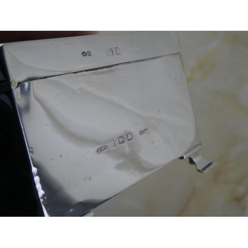 179 - A stunning antique/ Art Deco Sterling Silver cigarette box.