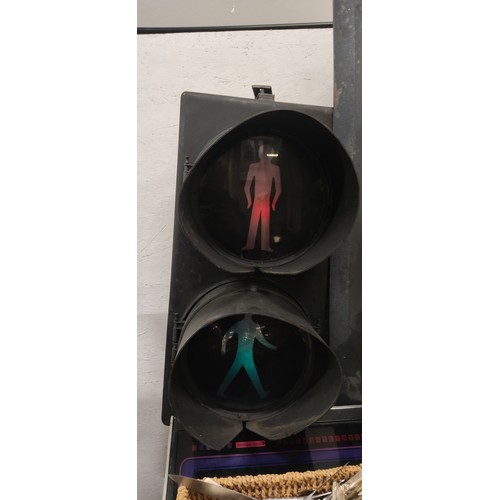145 - A pedestrian traffic light.