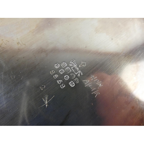 112 - A stunning four piece antique silver plated tea service.