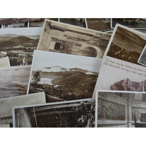 118 - A collection of Irish and Scottish postcards etc.
