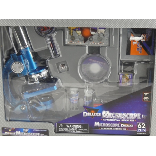 72 - A cased Deluxe Microscope Set.