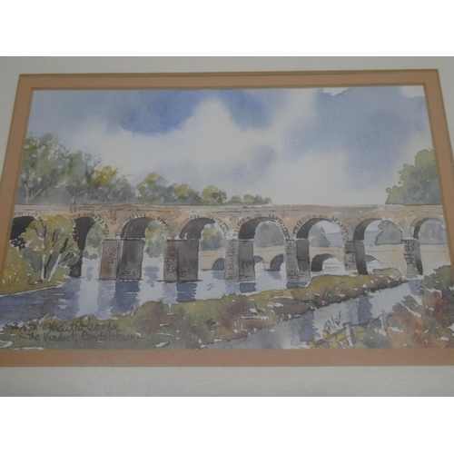 73 - A set of four limited edition prints 'Slemish', 'Portstewart', 'The Viaduct, Randallstown', 'River b... 