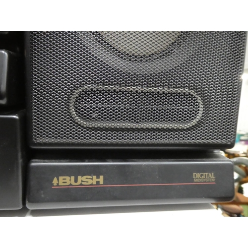 77 - A Bush music centre and speakers.