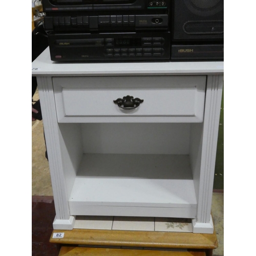 78 - A modern bedside table.