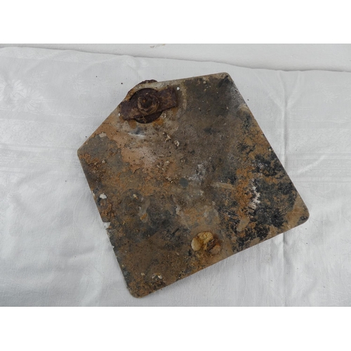 97 - A vintage number plate, RZ6514.