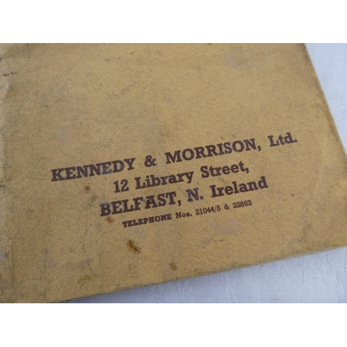 99 - A vintage 'Tool's brochure produced by Kennedy & Morrison Ltd, 12 Library Street, Belfast.