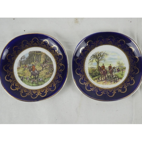 71 - Two Arklow, Republic of Ireland hunting scene plates.