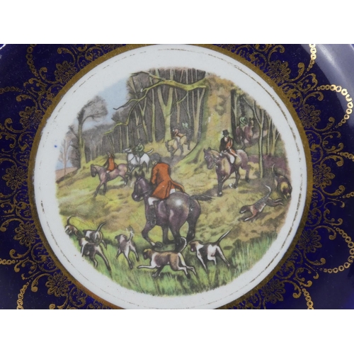 71 - Two Arklow, Republic of Ireland hunting scene plates.