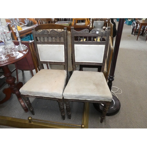 455 - A pair of antique chairs for restoration.