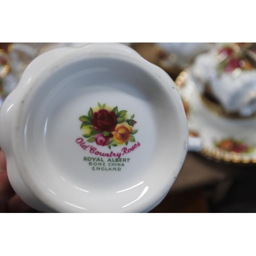 534 - A superb set of Royal Albert Old Country Rose China to include teapot, coffee pot, pudding bowls and... 