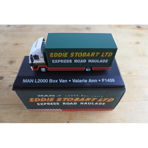 252 - A boxed Eddie Stobart - Man L2000 - Four Wheel Box Van - 'Valerie Ann' - fleet no F1459.