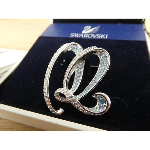 506 - A stunning Swarovski Crystal brooch in original box.