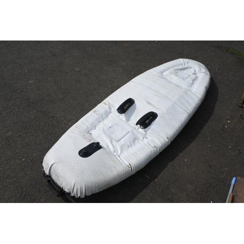 973 - An inflatable kayak.