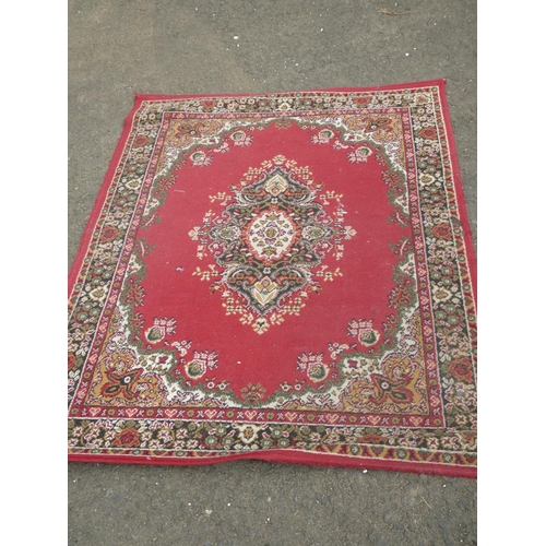 570 - A decorative rug.