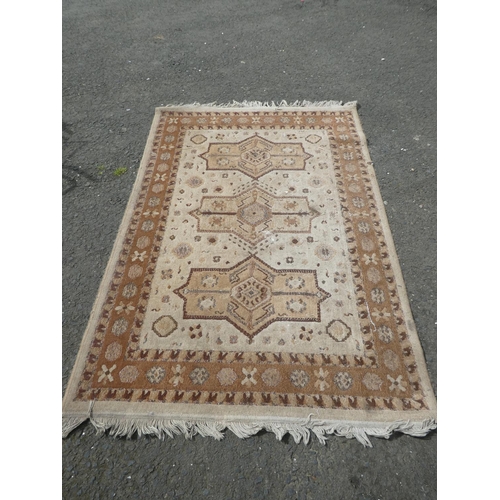 573 - A decorative rug.