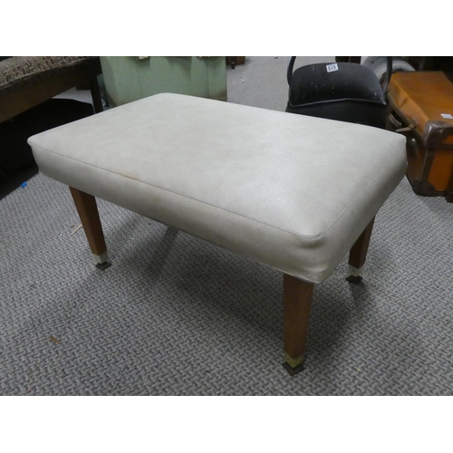 613 - A vintage/ retro footstool.