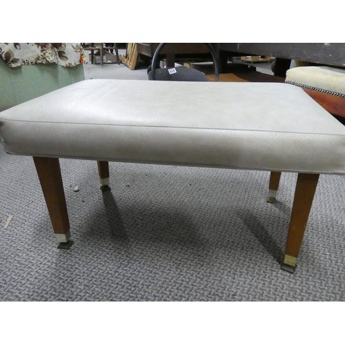 613 - A vintage/ retro footstool.