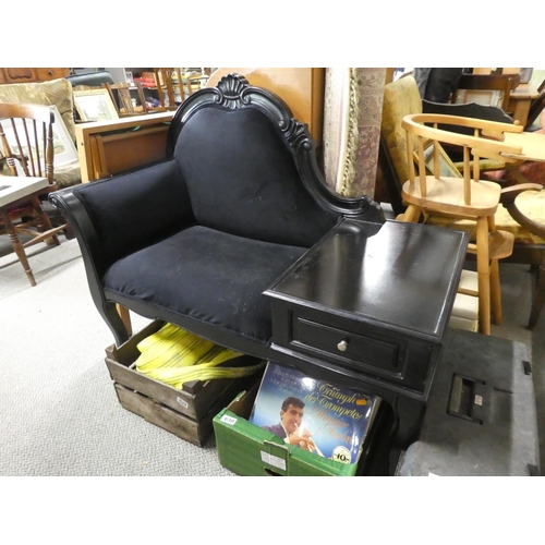 627 - A vintage Telephone table.