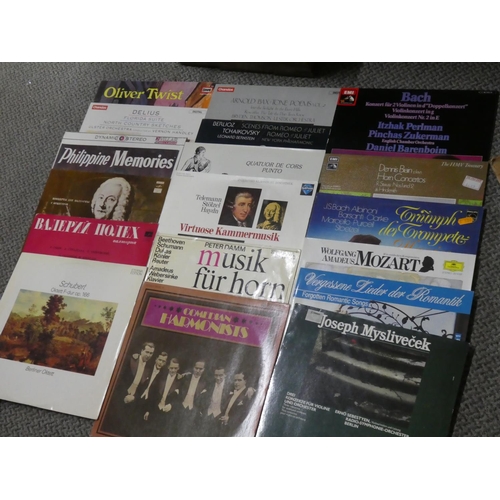 630 - An assortment of various Classical records/ LPs.