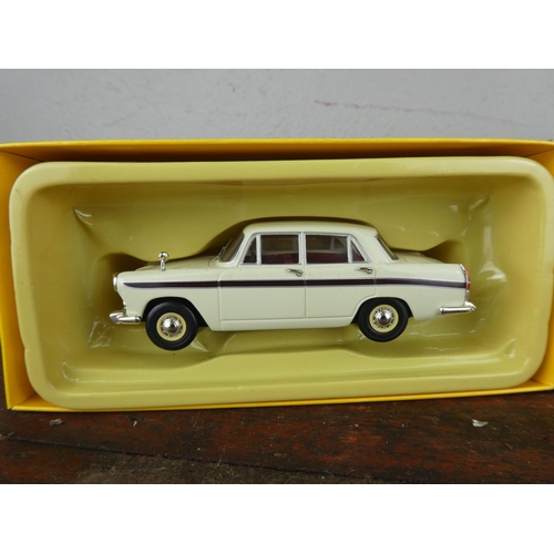 107 - A boxed Van Guard Austin A60 Cambridge car.