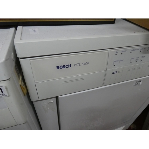 130 - A Bosch WTL5400 tumble dryer, PWO.