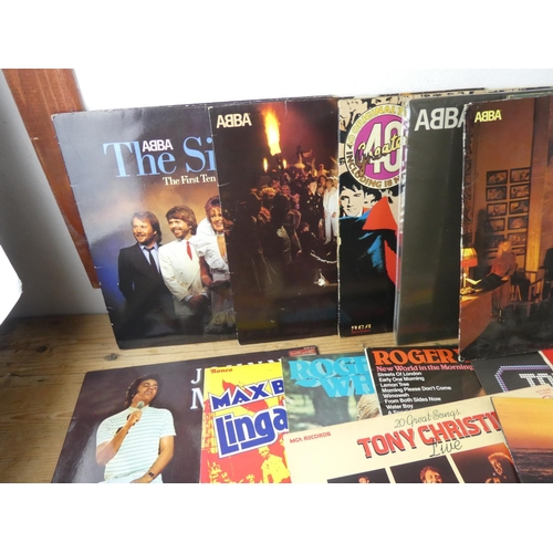 132 - A collection of various records/albums to ABBA, Neil Diamond, Carpenters and more.