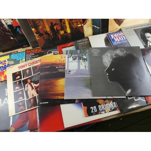 132 - A collection of various records/albums to ABBA, Neil Diamond, Carpenters and more.