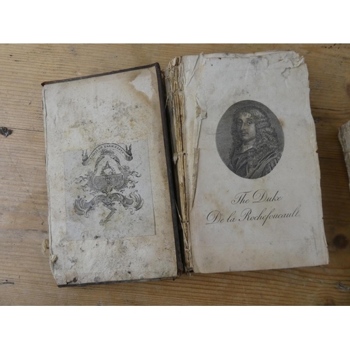 158 - A vintage book 'Motors in a Nutshell' and an antique book 'Maxims & Moral Reflections ' by Duke de l... 