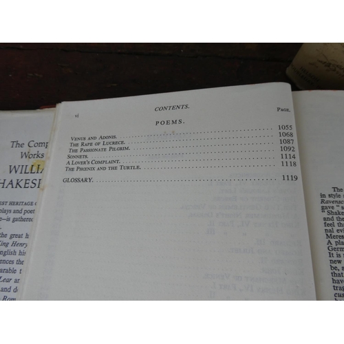 67 - Volumes One and Two 'The Complete Works of William Shakespeare'.