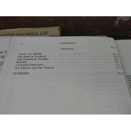 67 - Volumes One and Two 'The Complete Works of William Shakespeare'.