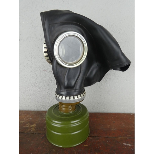 96 - A vintage gas mask.