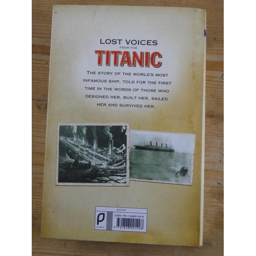 211 - A Belfast Telegraph 2012 commemorative medal celebrating Titanic 100th anniversary and a book 'Lost ... 