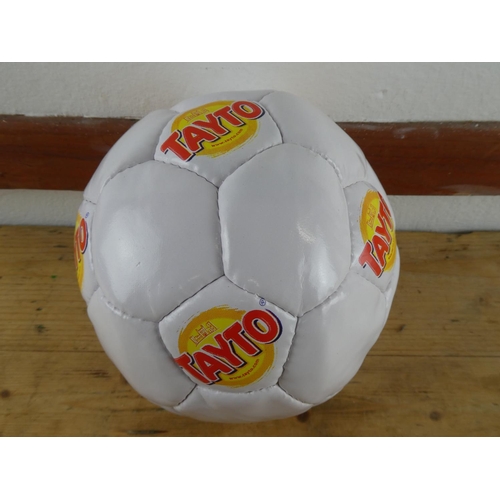 219 - A Tayto advertising football.
