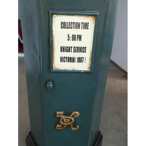 232 - A large antique style post box.