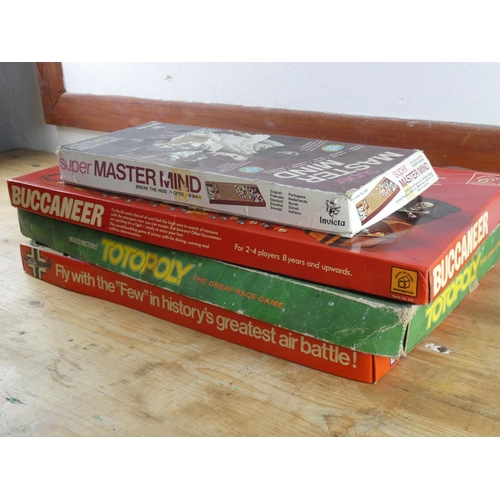 240 - A collection of vintage board games.