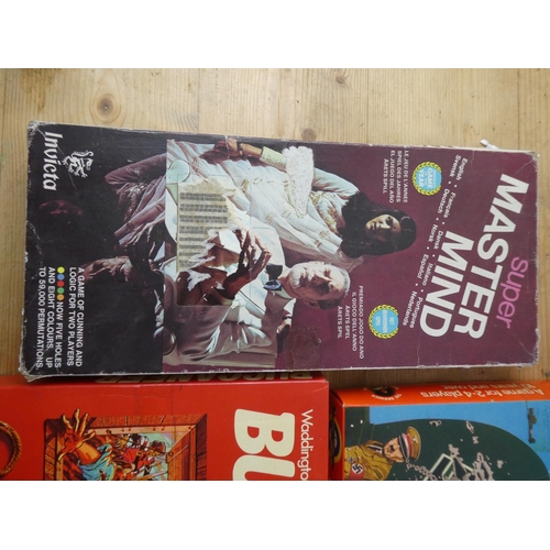 240 - A collection of vintage board games.