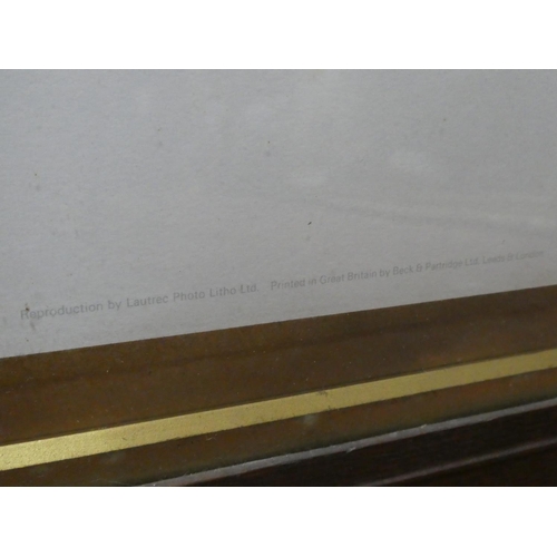 275 - A large antique oak framed print - William Powell Frith 'The Derby Day 1856-8'.