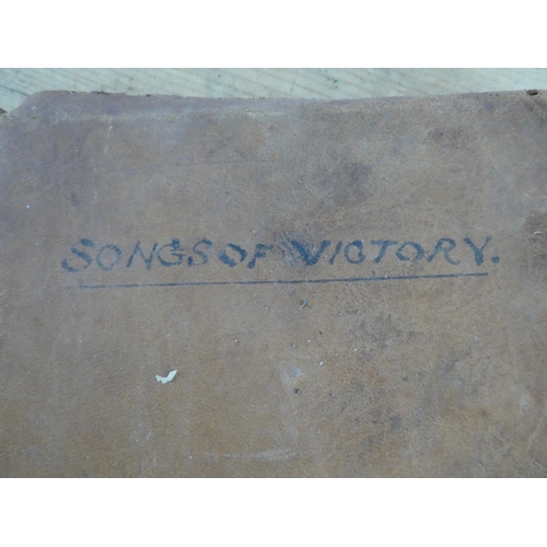 277 - An antique music book 'Songs of Victory'