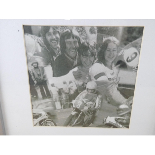 282 - A framed print 'Joey Dunlop'.