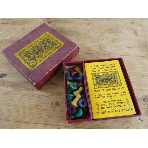 286 - A vintage card game 'Sorry'.