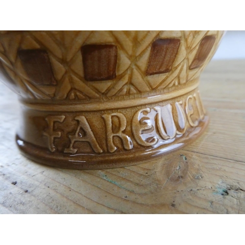 290 - An antique Beswick jug 'Romeo & Juliet - Farewell', measuring 21cm tall.