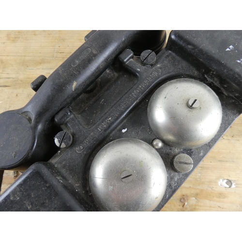 292 - An antique WW2 military telephone.