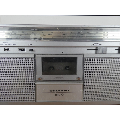 1 - A vintage Grundig RR710 stereo.