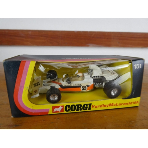 62 - A boxed Corgi 'Yardley McLarnen 19A' racing car.