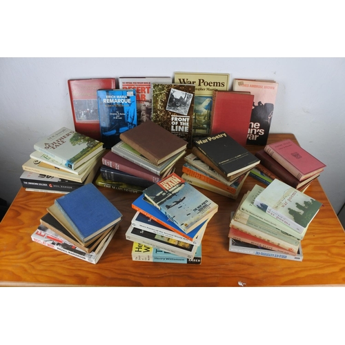 132 - A large assortment of books to include Military interest & more.