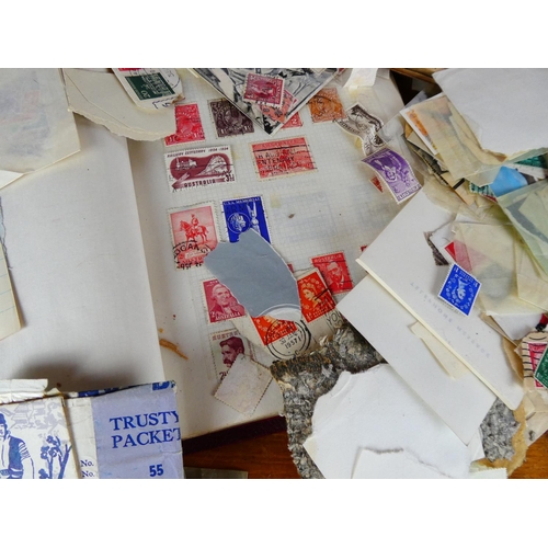 227 - A large assortment of stamps.