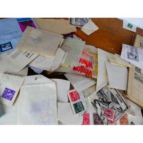 227 - A large assortment of stamps.